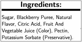 Monin Blackberry Puree, 1 Liter - Case 1