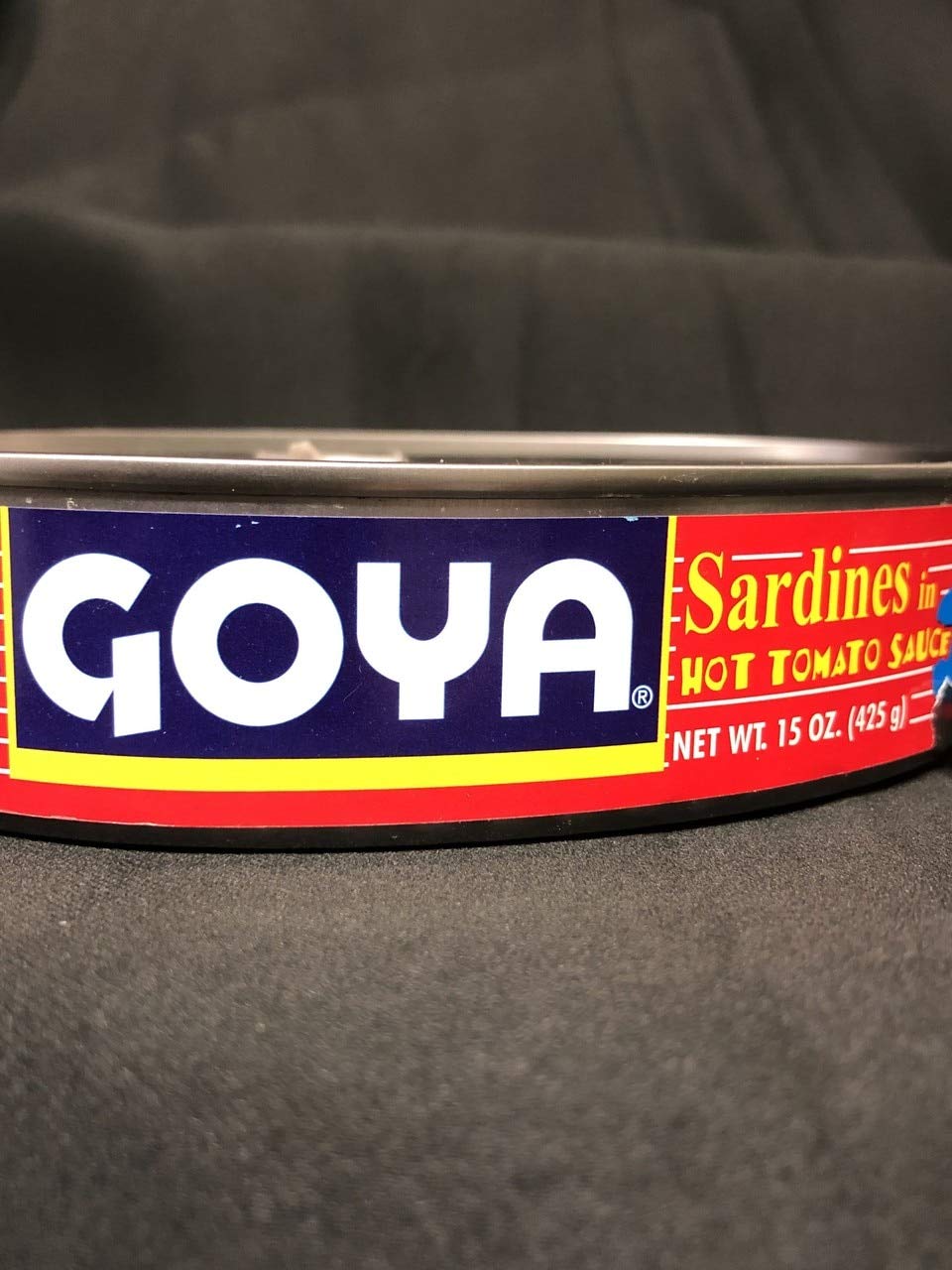 Goya Sardines in Hot Tomato Sauce, Oval, 15 Ounces - Case 1