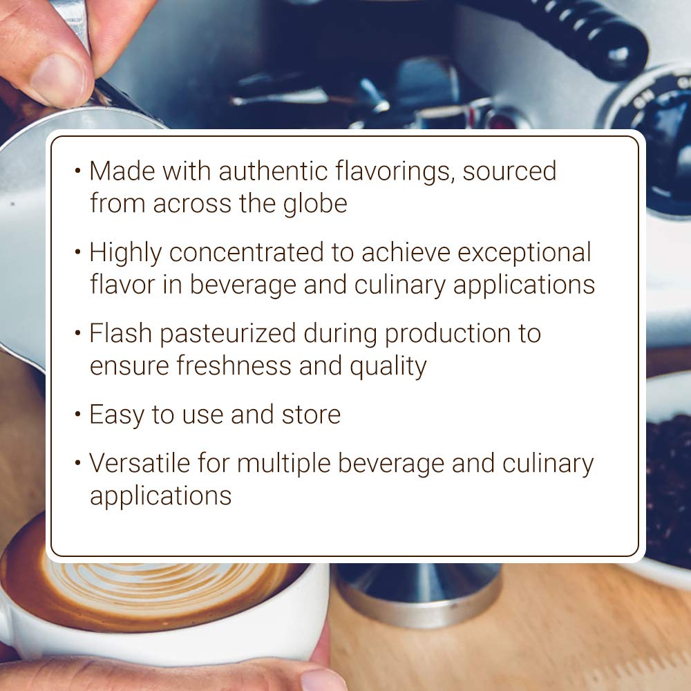 Monin - Chai Tea Concentrate, Spiced Green Tea Flavor, Natural Flavors, Great for Spiced Chai Teas, Coffee Drinks, Dessert Cocktails, and Other Culinary Creations, Non-GMO, Gluten-Free (1 Liter) - Case 1