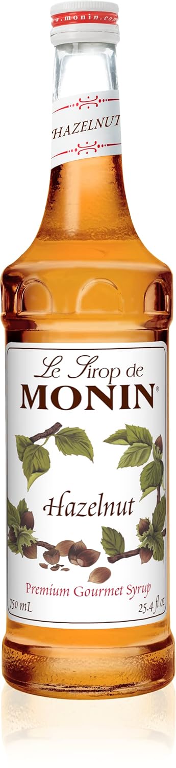 Monin Hazelnut Syrup, 750 ml - Case 1