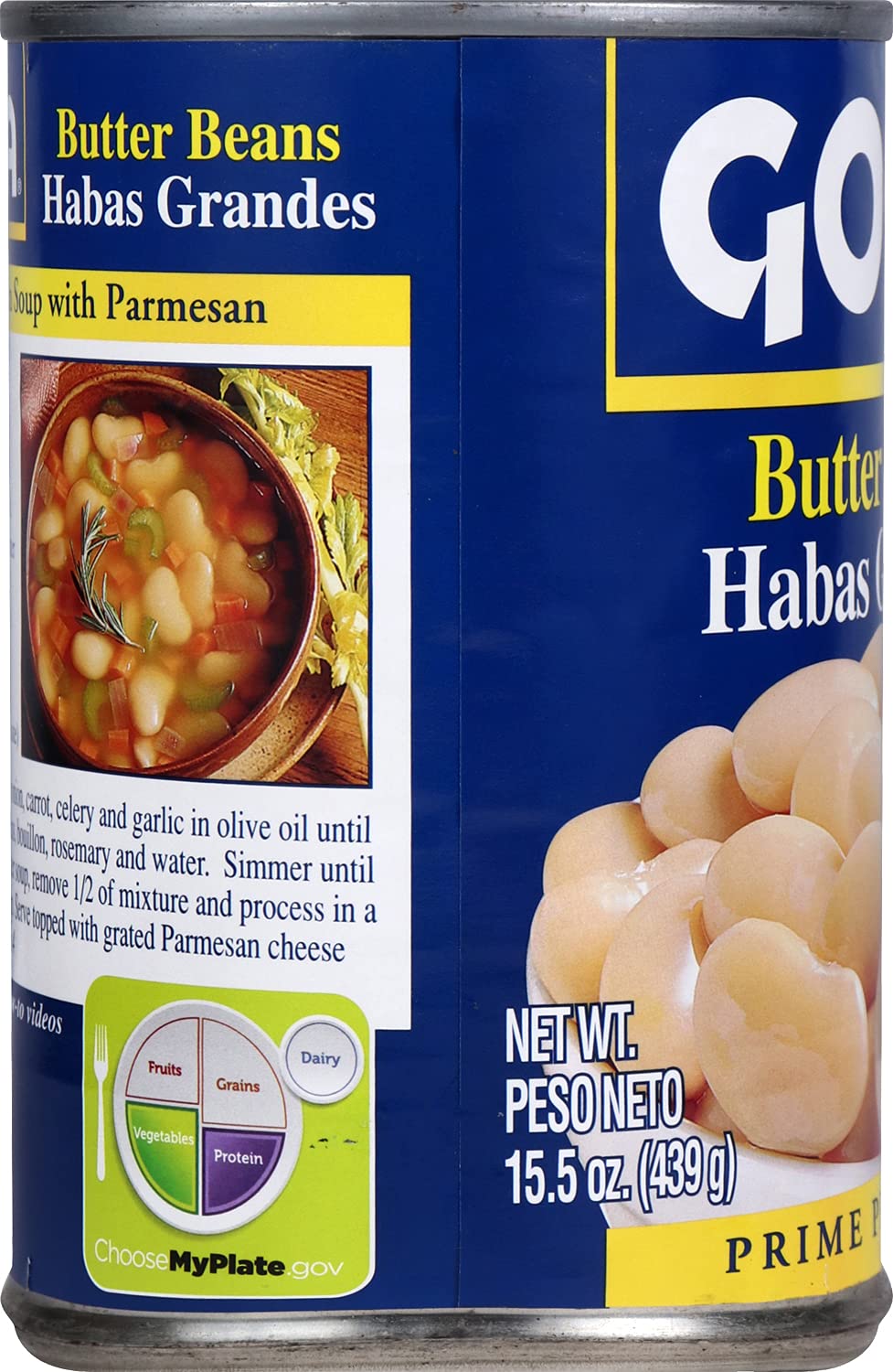 Goya Butter Beans, 15.5 oz - Case 1