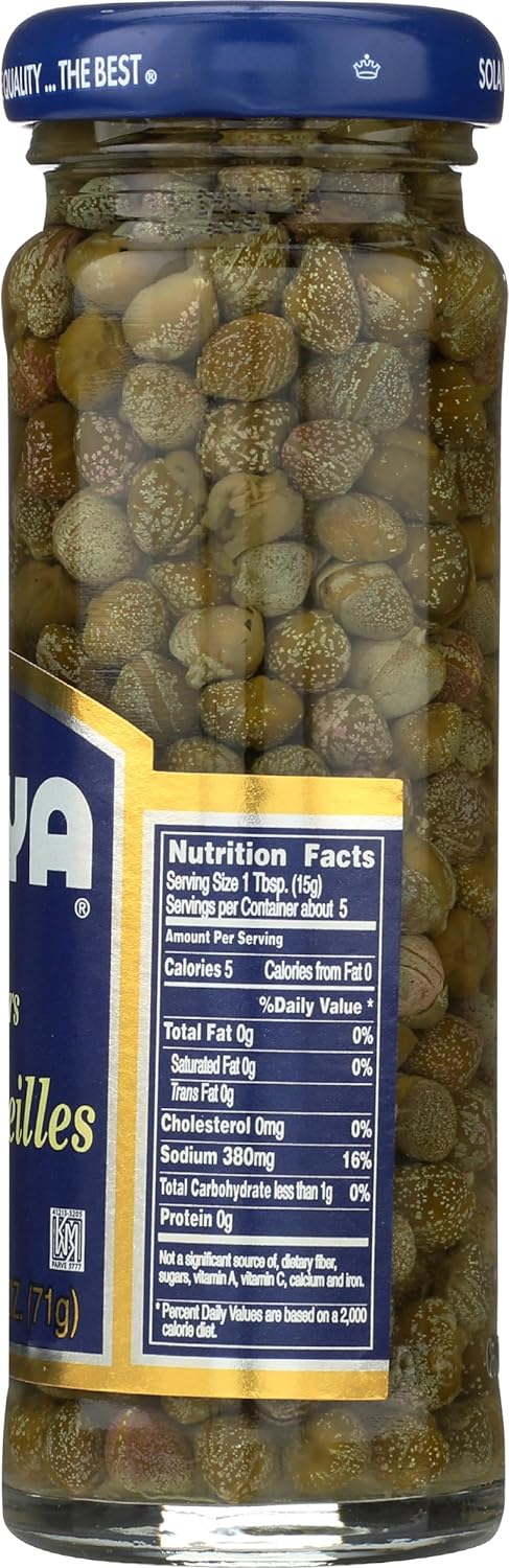 Goya, Capers Spanish Nonpareils, 2.5 Ounce - Case 1
