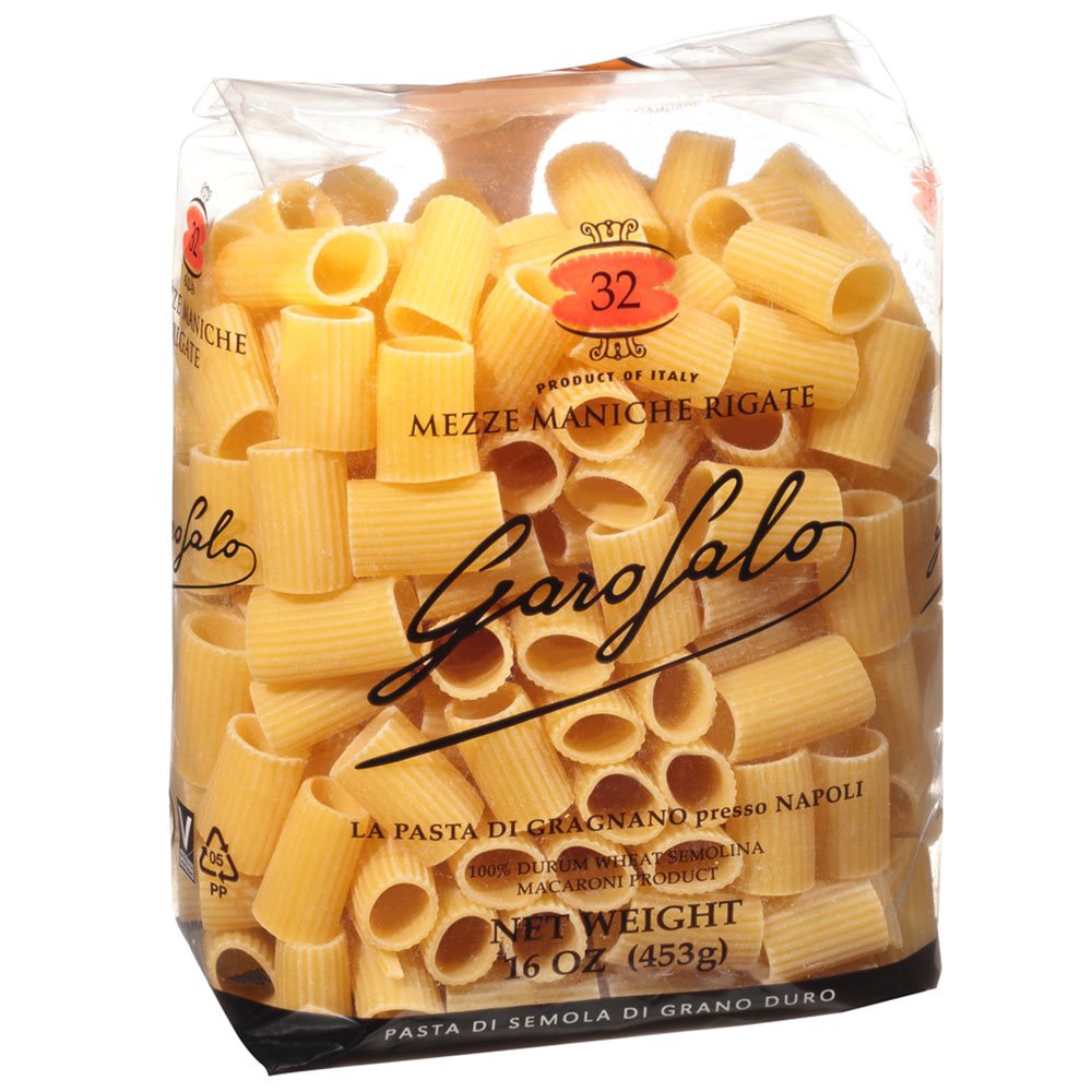 Garofalo Mezze Maniche Rigate, 1 lb - 1 Case