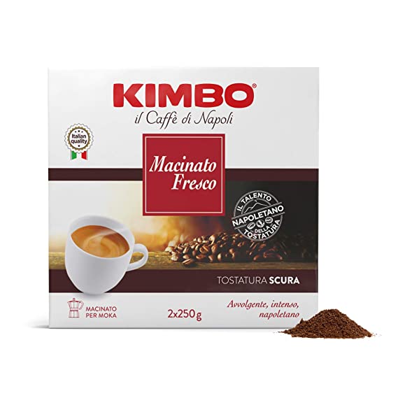 Kimbo Macinato Fresco (trans. freshly ground) 250g - 1 Case