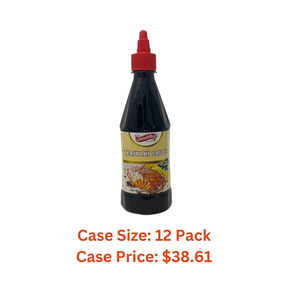 Shirakiku Japanese Teriyaki Sauce | šš°ššš & ššš§š š² Non-GMO Barbecue Sauce for Stir Fry, Tofu, and Fish | Perfect for Authentic Asian Cuisine, Squeezable bottle - 18 OZ Case 1