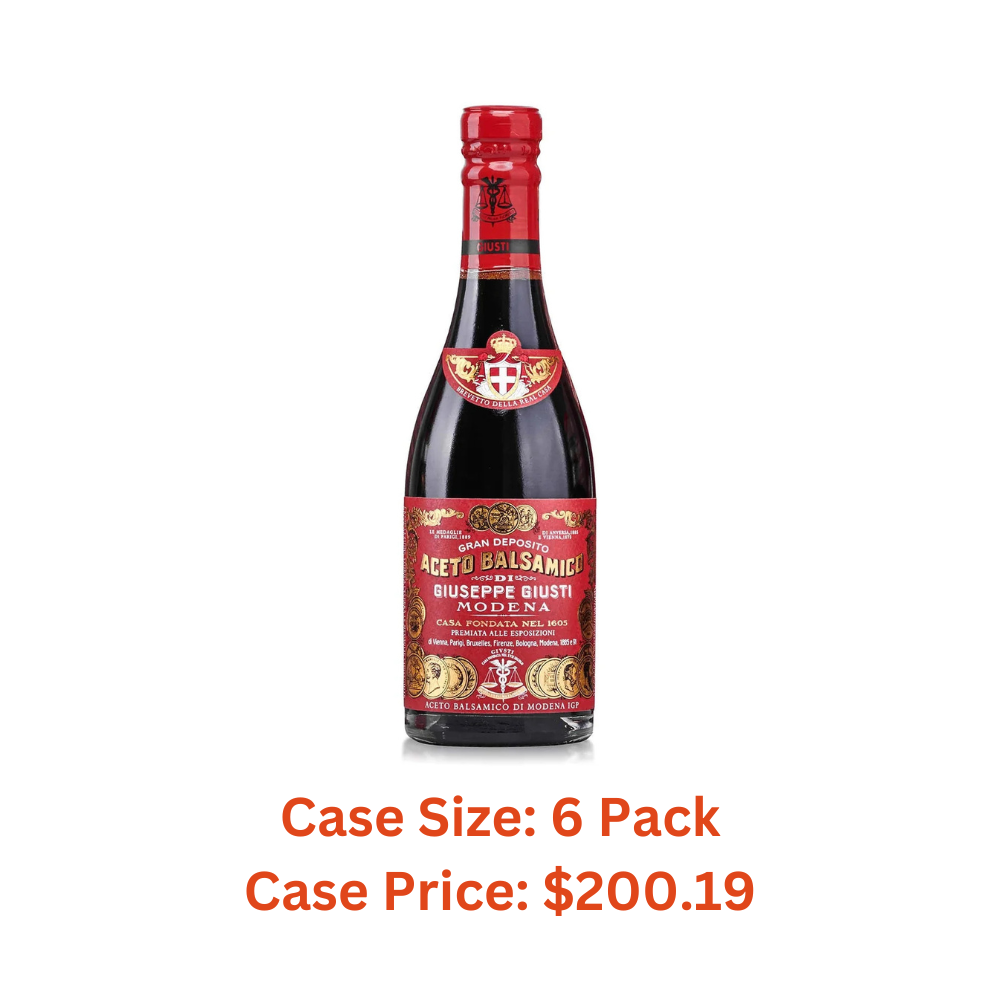 Giuseppe Giusti Gran Deposito Aceto Balsamico Di Modena 3 Gold Medals ""Riccardo Giusti"" - Champagnotta - 250 ml - 1 Case