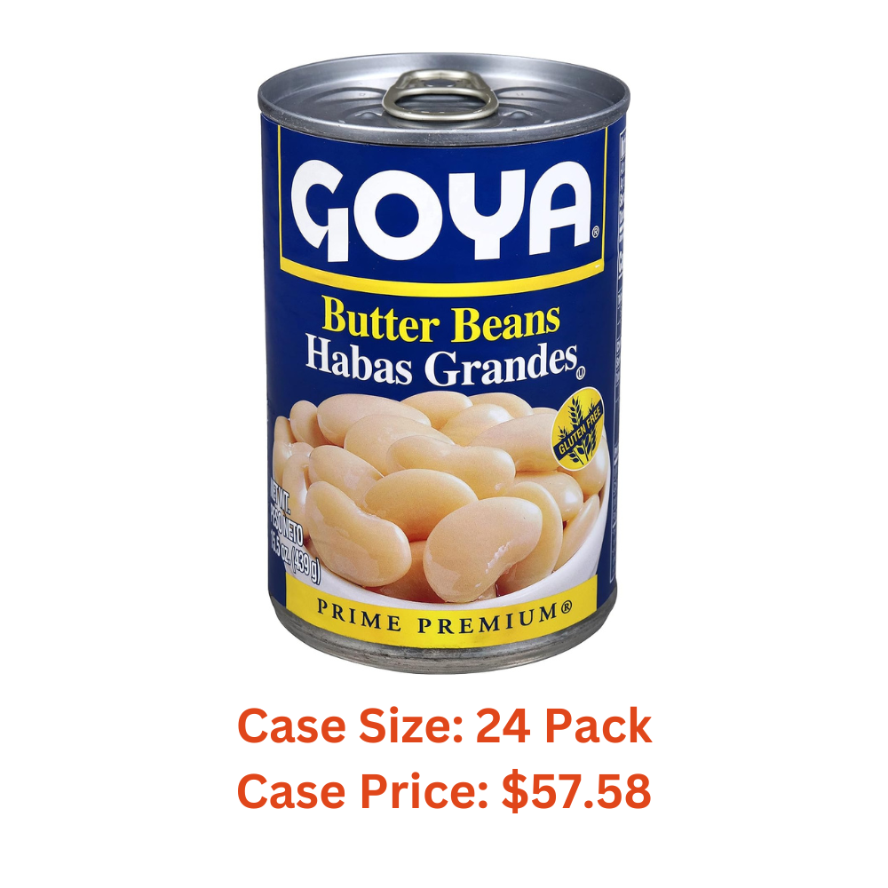 Goya Butter Beans, 15.5 oz - Case 1