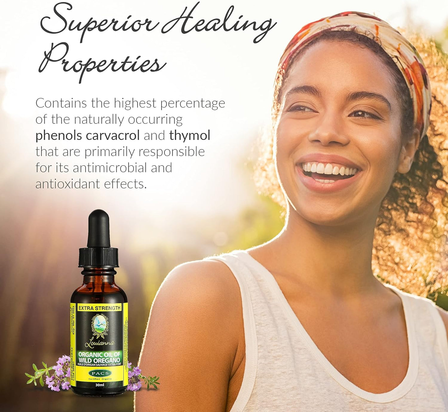 Organic Wild Oregano Oil, Pure Oil of Oregano Drops, Wild Oregano Essential Oil with 80 Percent Carvacrol, Oregano Oil Drops for Oral or Topical Use, 30 mL - Case 1