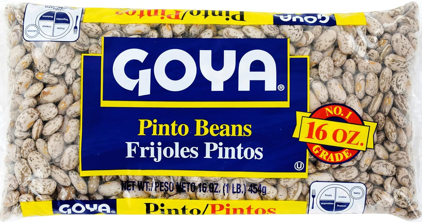Goya Pinto Beans, Dry, 16 oz - Case 1