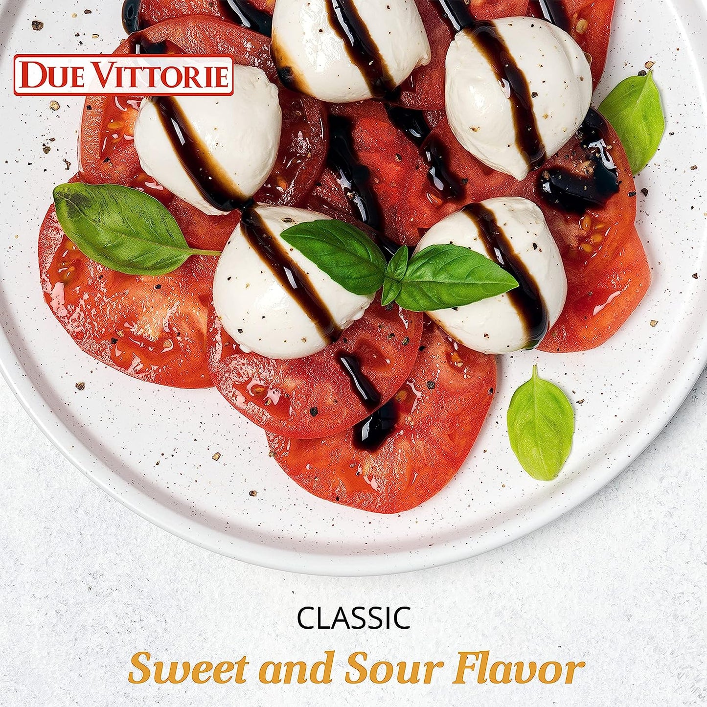 Due Vittorie Argento Silver Barrel Aged Balsamic Vinegar of Modena IGP, All-Natural Artisanal Premium Vinegar Aceto Balsamico di Modena IGP Italy, Gourmet Italian Food - 8.45 fl oz / 250ml - Case 1