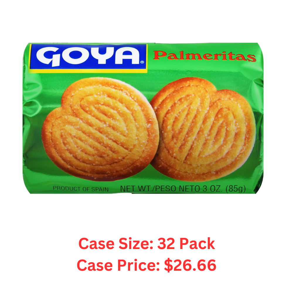 Goya Palmerita Cookies, 3 Ounce - Case 1