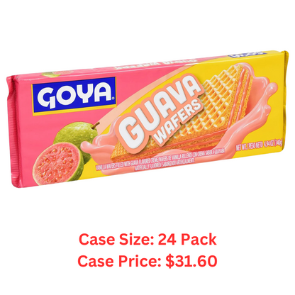 Goya Guava Wafer Cookies, 4.94 Ounce - Case 1