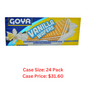 Goya Vanilla Wafer Cookies, 4.94 Ounce - Case 1