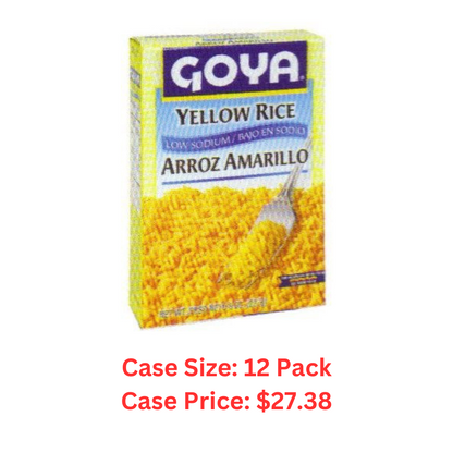 Goya Yellow Rice Low Sodium 7 oz - Case 1