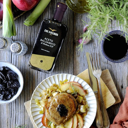 De Nigris Balsamic Vinegar Of Modena Excellence Line - Gold Eagle (55% Grape Must) 8,5 Oz (250ml) | Balsamic Vinegar From Modena Italy, Soft and fragrant taste | Balsamic Vinegar Aged - Case 1