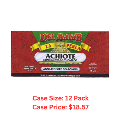 La Perla del Mayab Annatto Seed Paste Achiote, 14 oz. - Case 1