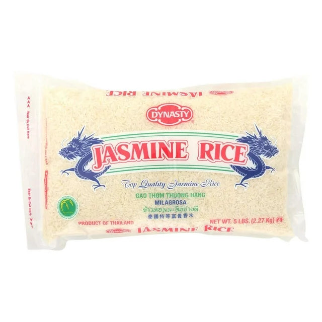 DYNASTY, RICE JASMINE ENRICHED, 5 lb - Case 1