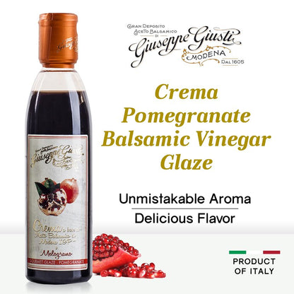 Giuseppe Giusti Crema Pomegranate Balsamic Glaze of Modena - 250 ml - 1 case