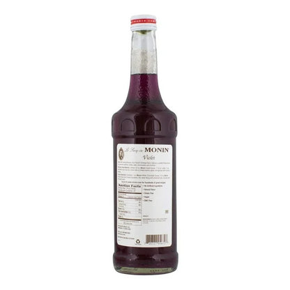 Monin - Violet Syrup, Mild and Floral, Great for Cocktails and Sodas, Gluten-Free, Non-GMO (750 ml, 25.4 fl.oz) - Case 1