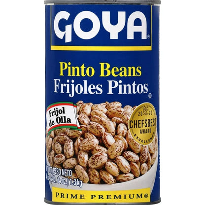 Goya Pinto Beans, Canned Beans, 47 oz - Case 1