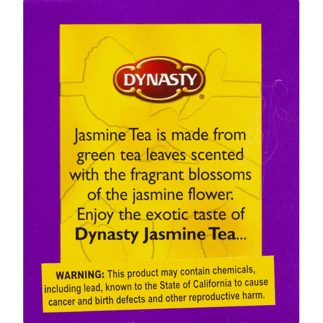 Dynasty Tea - 100% Natural Jasmine Tea Bags, 16 ct - Case 1