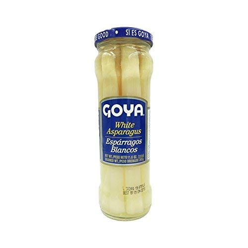 Goya White Asparragus Spears - Esparragos Blancos Espanoles 11.6oz - Case 1