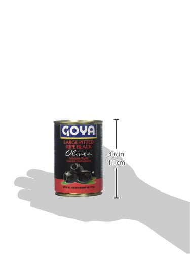 Goya, Large Pitted Ripe Black Olives, 170 Grams(gm) - Case 1