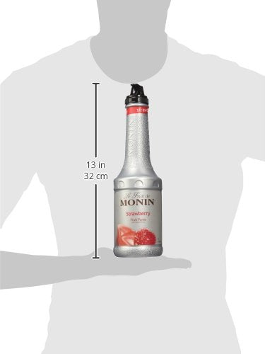 Monin Strawberry Puree Fruit Puree, 1 Liter (01-0409) Category: Drink Syrups - Case 1