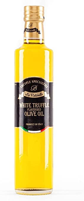 La Rustichella - White Truffle Olive Oil Large - (750ml, 25.36 fl oz) - Vegan, Gluten Free, Cholesterol Free - Case 1