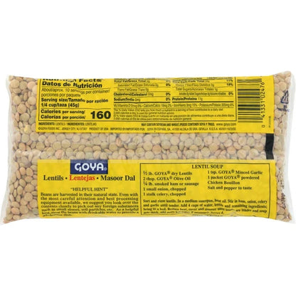 GOYA Lentils 16 Oz - Case 1