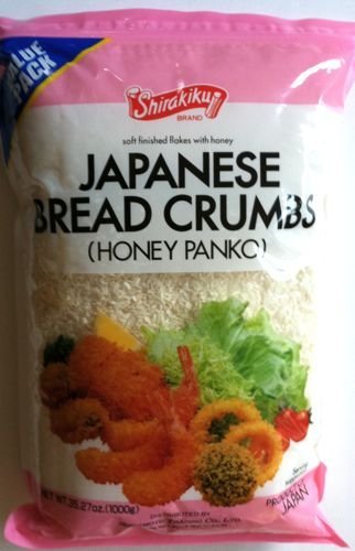 Shirakiku Honey Panko Japanese Bread Crumbs 2.2 Pounds - Case 1