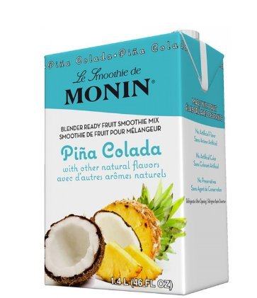 Monin Pina Colada Smoothie Mix (46 oz Carton) - Case 1