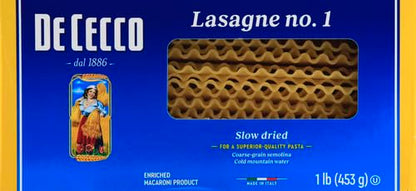 De Cecco Lasagne Pasta, 16 Oz Case 1