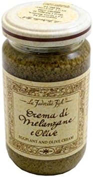 La Favorita Italian Eggplant and Olive cream (Melanzane e Olive) spread 6.2 oz jar - 1 Case