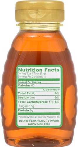 Goya Pure Orange Blossom Honey, All Natural, 8 Ounce -Case 1