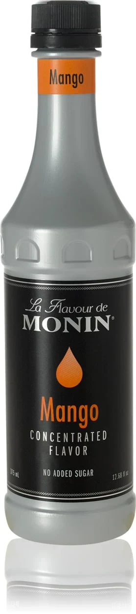 MONIN CONCENTRATED FLAVOR - 375 ML PLASIC BOTTLE: MANGO - Case 1