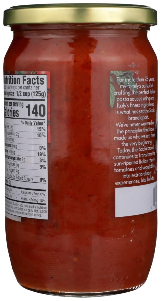 All Natural Whole Cherry Tomato Arrabbiata Pasta Sauce NON GMO. Imported From Italy- Case 1