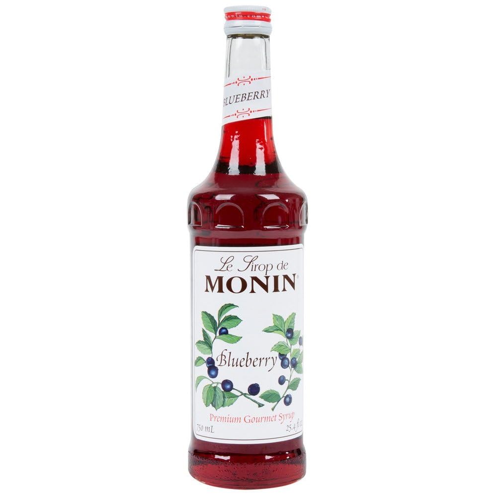 Monin Blueberry Syrup 750ml (25.4oz) - Case 1