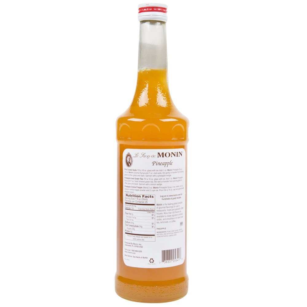 Monin Syrup - Pineapple - 750 ml - Case 1