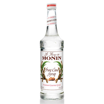 Monin - Pure Cane Syrup, Pure and Sweet, Great for Coffee, Tea, and Specialty Cocktails, Gluten-Free, Non-GMO (750 ml) - Case 1