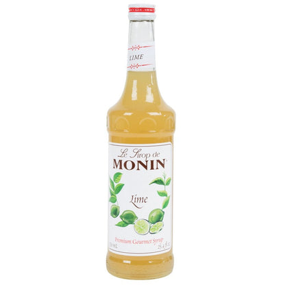 Monin Lime Syrup 750 ml - Case 1