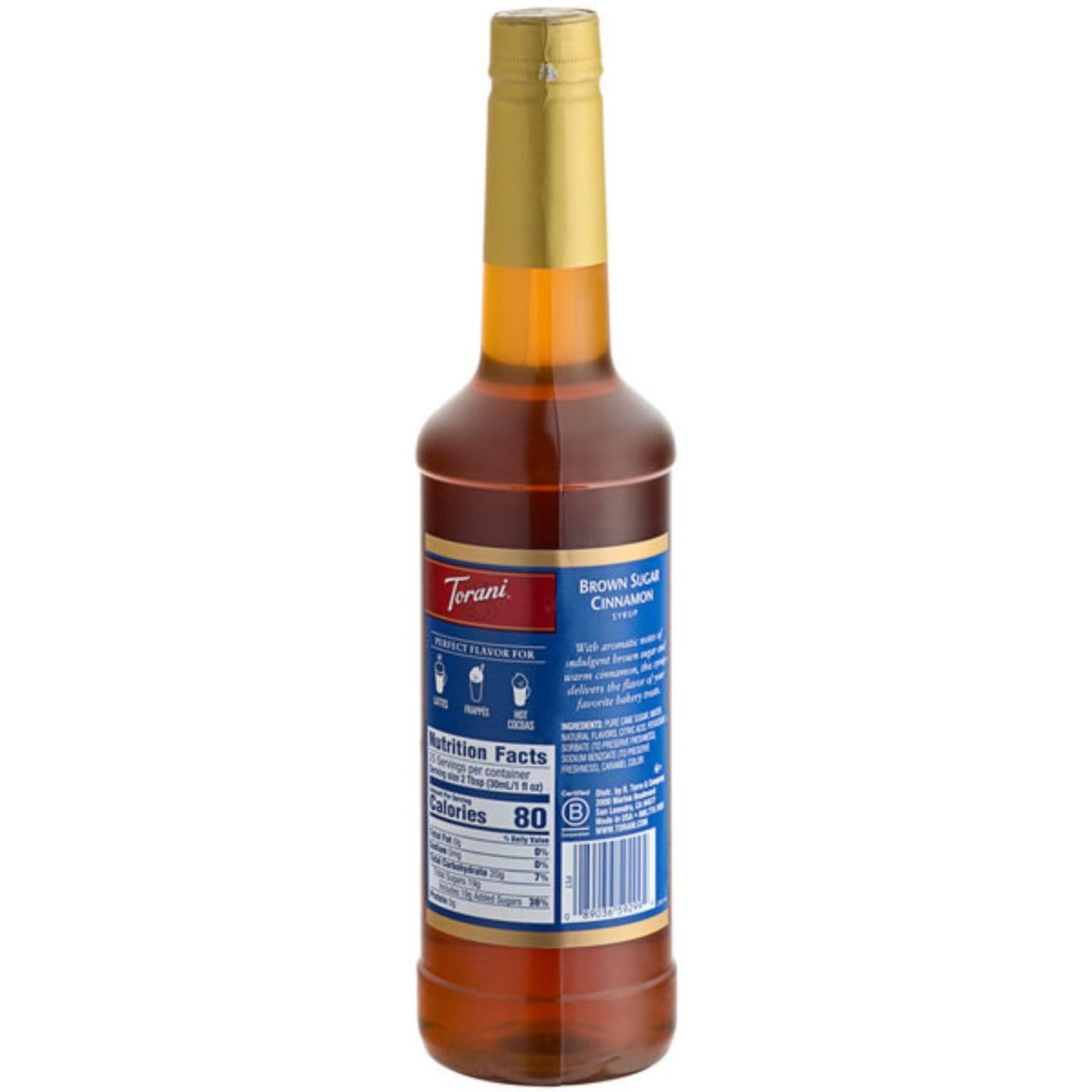 Torani Brown Sugar Cinnamon Syrup, 750 ml - 1 Case