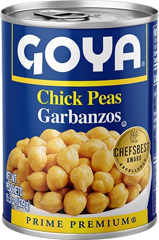 Goya Canned Chick Peas, Canned Vegetables, 46 oz. - Case 1