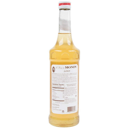 Monin Lemon Syrup 750ml (25.4oz) - Case 1