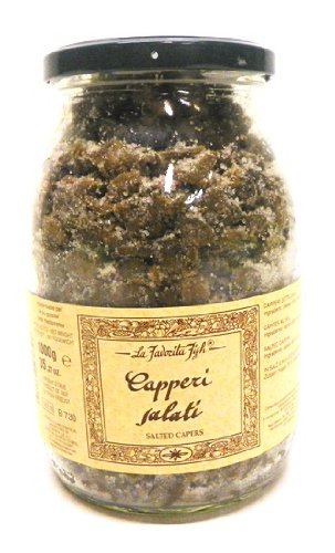 Salted Capers (35.27 Ounce) by La Favorita - 1 Case