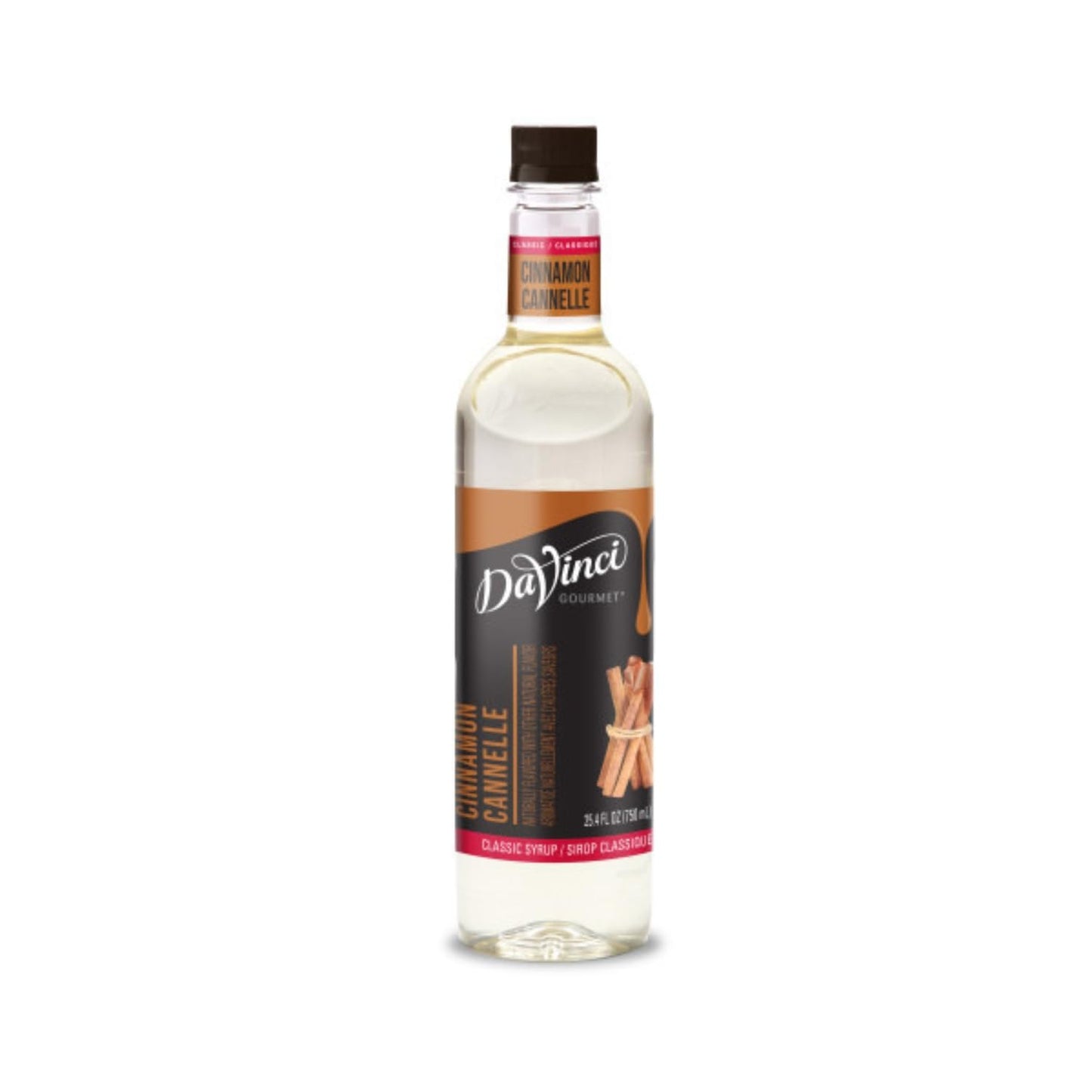 DaVinci Gourmet Classic Cinnamon Syrup, 25.4 Fluid Ounce - Case 1