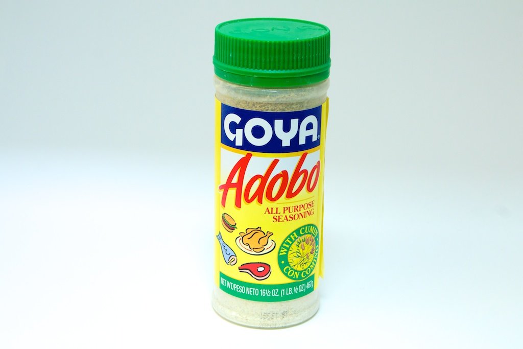 Adobo All Purpose Seasoning with Cumin by Goya, Poultry, Seafood, Meat, and Vegetable Seasoning, Fat Free and Calorie Free Latin Spice Blend, Mexican Seasoning, 16.5 oz Bottle - 1 Case