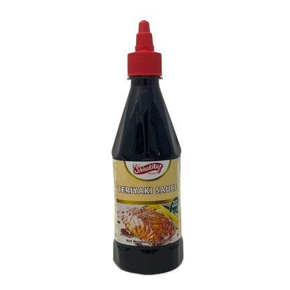 Shirakiku Japanese Teriyaki Sauce | 𝐒𝐰𝐞𝐞𝐭 & 𝐓𝐚𝐧𝐠𝐲 Non-GMO Barbecue Sauce for Stir Fry, Tofu, and Fish | Perfect for Authentic Asian Cuisine, Squeezable bottle - 18 OZ Case 1