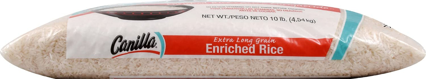 Goya Canilla Extra Long Grain White Rice, 10 Pound - Case 1