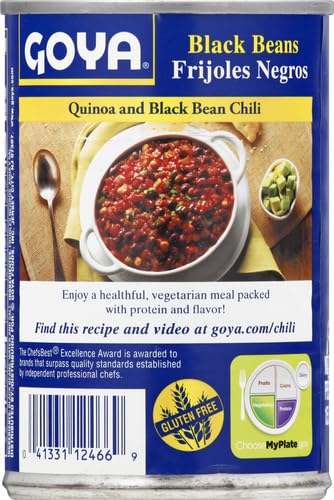 Goya Premium Black Beans, 15.5 Oz - Case 1